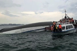 Hiện trường vụ việc. (Ảnh: AFP)