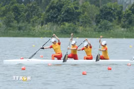 Tay chèo Diệp Thị Hương giành 3 HCV tại Giải vô địch trẻ và U23 canoeing châu Á 