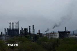 Khu liên hợp công nghiệp hóa dầu ở bang Anzoategui, Venezuela. (Ảnh: THX/TTXVN)