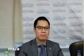 Tham tán Thương mại Việt Nam tại Israel Lê Thái Hòa. (Ảnh: TTXVN phát)