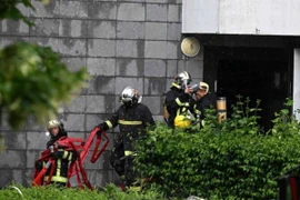 Nguyên nhân vụ cháy bắt nguồn từ một chiếc xe scooter điện. (Ảnh: AFP)