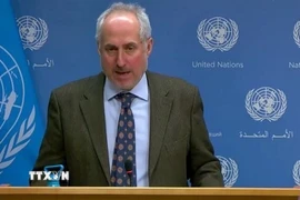 Người phát ngôn Liên hợp quốc Stephane Dujarric. (Ảnh: IRNA/TTXVN)