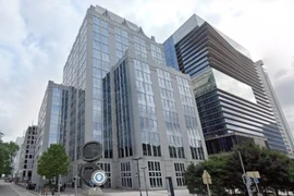 Trụ sở chính ngân hàng Euroclear tại Brussels. (Ảnh: rferl)