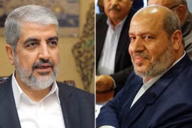 Hai ứng viên Khaled Mashaal (trái) và Khalil al-Hayya (phải). (Ảnh: Reuters)