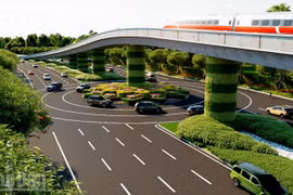 Mô phỏng dự án Tuyến tàu điện đô thị (tàu điện nhẹ - LRT) nối sân bay Phú Quốc tới Trung tâm Hội nghị APEC.