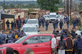 Hiện trường một vụ xả súng ở Nam Phi. (Ảnh: AP/Getty images)