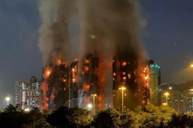 Chung cư có đám cháy thuộc tổ hợp Wang Fuk Court gồm 8 tòa nhà, với gần 2.000 căn hộ. (Ảnh: AFP/Getty Images)