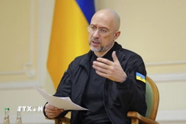 Ông Denys Shmyhal phát. (Ảnh: Kyodo/TTXVN)