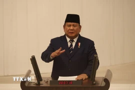 Tổng thống Indonesia Prabowo Subianto. (Ảnh: THX/TTXVN)
