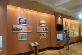 Không gian trưng bày trong ngôi nhà số 48 Hàng Ngang. (Ảnh: Vietnam+)