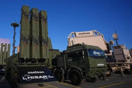 Các thành phần của Mái vòm thép ở Ankara. (Arnh: AA)