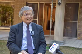 Giáo sư Toshiro Nishizawa. (Ảnh: Phạm Tuân/TTXVN)