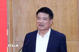 Đồng chí Nguyễn Huy Tiến, Viện trưởng Viện Kiểm sát nhân dân tối cao. (Ảnh: Phương Hoa/TTXVN)