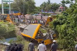 Hiện trường vụ tai nạn. (Ảnh: thehindu)