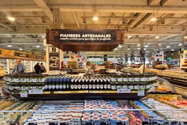 Siêu thị Jumbo ở thủ đô Buenos Aires. (Ảnh: Diệu Hương/TTXVN)