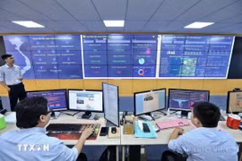 Hạ tầng chuyển đổi số ở tỉnh An Giang. (Ảnh: Minh Quyết/TTXVN)