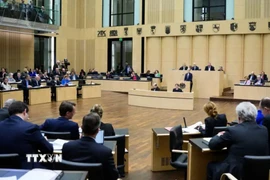 Quang cảnh một phiên họp của Thượng viện Đức tại Berlin. (Ảnh: DPA/TTXVN)