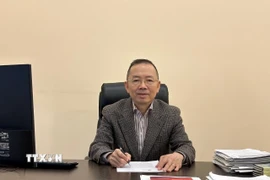 Tham tán Thương mại Việt Nam tại Liên bang Nga Dương Hoàng Minh. (Ảnh: Tâm Hằng/TTXVN)