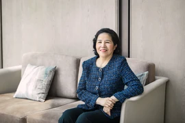 Bà Mai Kiều Liên - Thành viên Hội đồng quản trị kiêm Tổng giám đốc Vinamilk. (Ảnh: Minh Anh/Vietnam+)