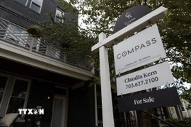 Một ngôi nhà được rao bán tại Washington, DC, Mỹ. (Ảnh: THX/TTXVN)