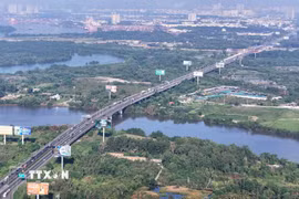 Cao tốc Thành phố Hồ Chí Minh-Long Thành-Dầu Giây. (Ảnh: Liên Sơn/TTXVN)