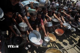 Israel mở "hành lang sống" cho đoàn xe chuyển viện trợ đến Gaza 