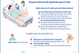 Người bệnh quốc tịch New Zealand vượt hơn 9.000 km đến Việt Nam thay khớp