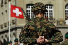 Binh sỹ Thụy Sĩ. (Ảnh: Getty images)