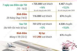 Sân bay Nội Bài, Tân Sơn Nhất dự kiến đón lượng khách kỷ lục dịp Tết 
