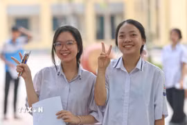 Thí sinh dự thi Tốt nghiệp Trung học phổ thông. (Ảnh: Thanh Tùng/TTXVN)