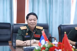 Thượng tướng Vongsone Inpanphim. (Ảnh: Xuân Tú/TTXVN)