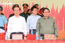 Thủ tướng Phạm Minh Chính kiểm tra, động viên lực lượng diễu binh, diễu hành