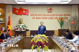 Chủ tịch Quốc hội Trần Thanh Mẫn phát biểu. (Ảnh: Doãn Tấn/TTXVN)