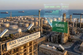 Nhà máy lọc dầu Ras Tanura. (Ảnh: discoveryalert)