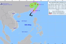 (Ảnh: Trung tâm Dự báo Khí tượng Thủy văn Quốc gia)