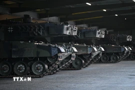 Xe tăng Leopard 2. (Ảnh: AFP/TTXVN)