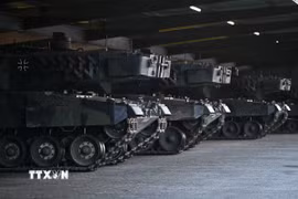 Xe tăng Leopard 2. (Ảnh: AFP/TTXVN)
