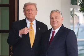 Tổng thống Trump và Thủ tướng Hungary Viktor Orban. (Ảnh: Reuters)