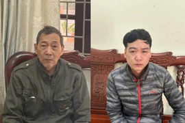 2 đối tượng bị cơ quan công an tạm giữ hình sự. (Ảnh: Công an cung cấp)
