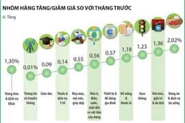 Chỉ số giá tiêu dùng tháng 2 tăng 1,14% 