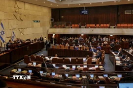 Toàn cảnh một phiên họp Quốc hội Israel. (Ảnh: AFP/TTXVN)