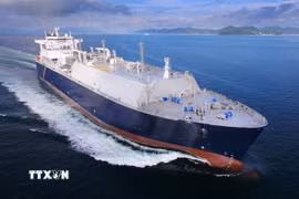 Tàu chở khí thiên nhiên hóa lỏng (LNG). (Ảnh minh họa. Yonhap/TTXVN)