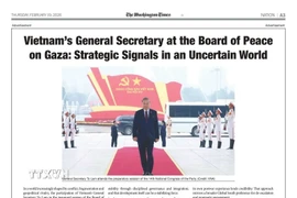 Bài viết đăng trên tờ Thời báo Washington số ra ngày 19/2. (Ảnh: TTXVN phát)