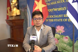 Đại biện Đại sứ quán Việt Nam tại Israel Nghiêm Xuân Hải Đăng. (Ảnh: Thanh Bình/TTXVN)