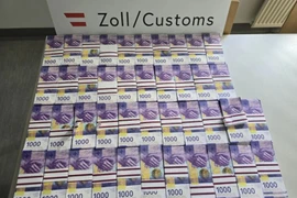 Một phần số tiền giả bị thu giữ. (Ảnh: Europol)