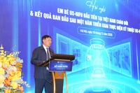 Thứ trưởng Bộ Y tế Đỗ Xuân Tuyên phát biểu tại Hội nghị. (Ảnh: PV/Vietnam+)