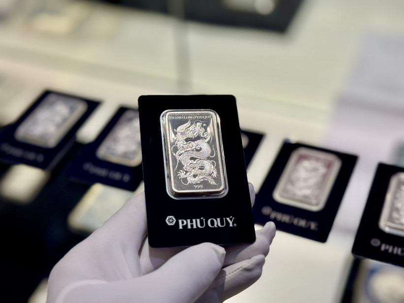 Trên thị trường quốc tế, giá bạc thời gian gần đây tăng theo xu hướng chung của nhóm kim loại quý (Ảnh: Internet)