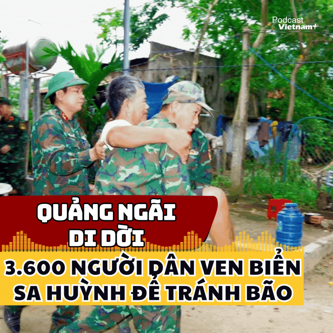Quảng Ngãi chủ động di dời 3.600 người dân ven biển Sa Huỳnh để tránh bão