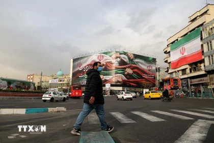 Quang cảnh thủ đô Tehran, Iran ngày 15/1/2026. (Nguồn: THX/TTXVN)