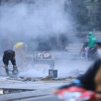 Ô nhiễm không khí. (Ảnh minh họa. Nguồn ảnh: TTXVN)